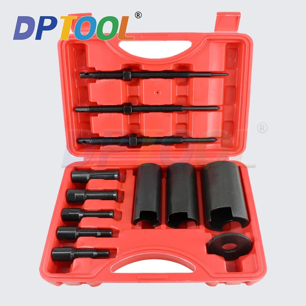 Set di 14 Attrezzi per Riparazione Auto, Kit di Smontaggio per Moto, Biciclette e Scooter, Estrattore per Cuscinetti Ruota