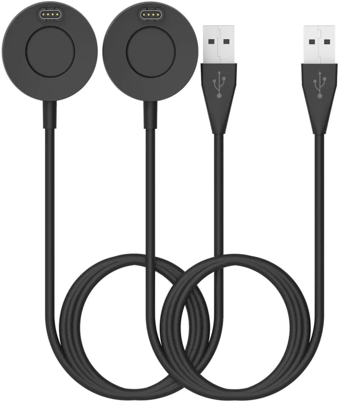 Caricabatterie da 2 pezzi compatibile con Garmin Fenix 5/5s/5X, Fenix 6/6S/6X, Fenix 7/7S/7X supporto di ricarica per caricabatterie, Dock Station di ricarica