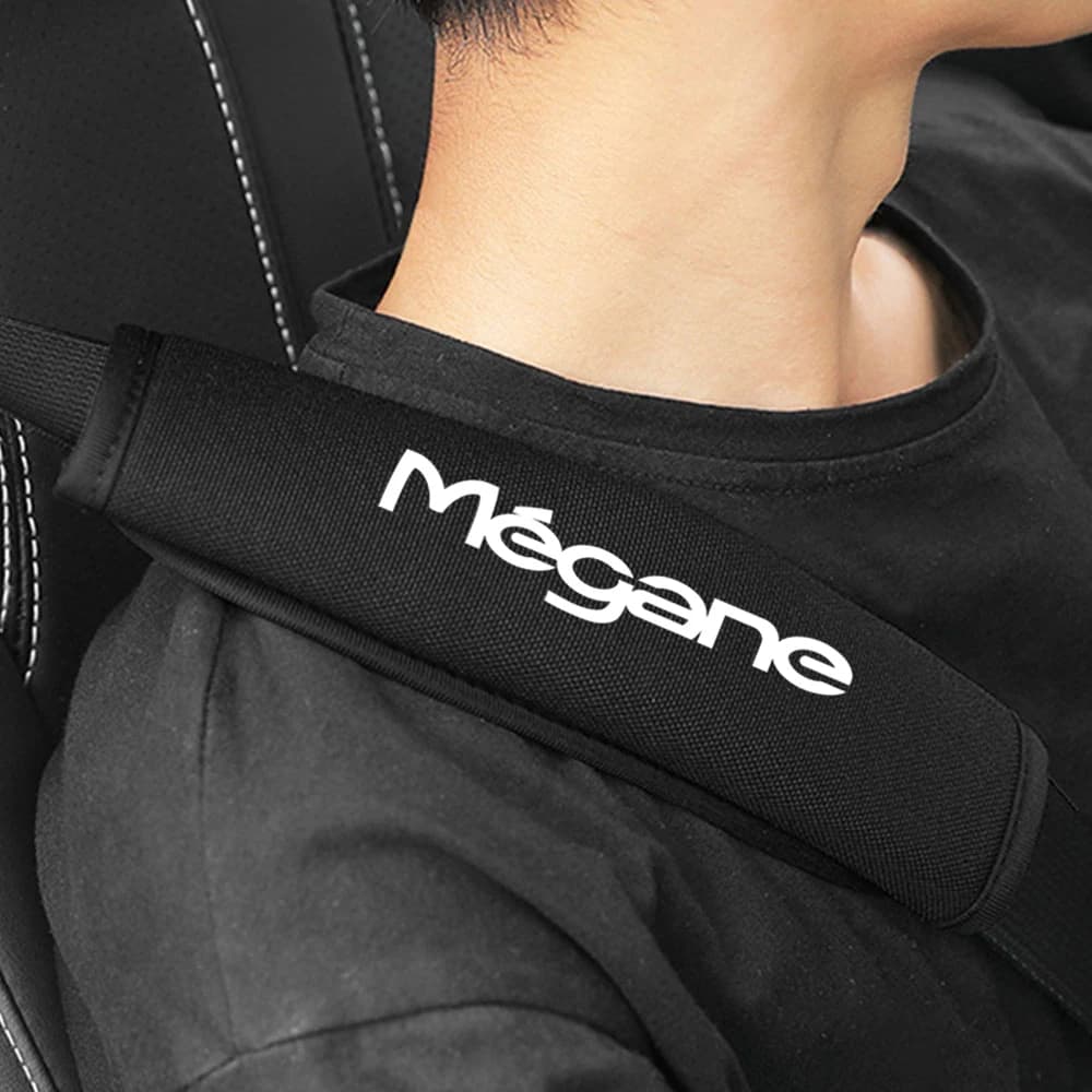 2 pezzi copertura della cintura di sicurezza per auto spallina proteggere tappetino per Renault Megane RS 2 3 4 1 iv gt accessori interni auto