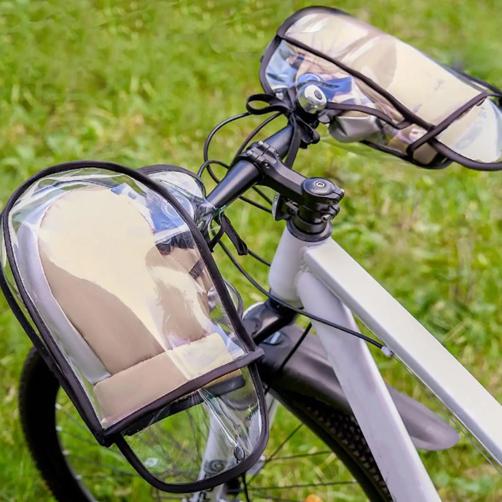 Guanti da manubrio Guanti da manubrio caldi per bici Maniglia per bicicletta Guanti resistenti al freddo per motoslitta Dirtbike Bicicletta Scooter Ciclismo