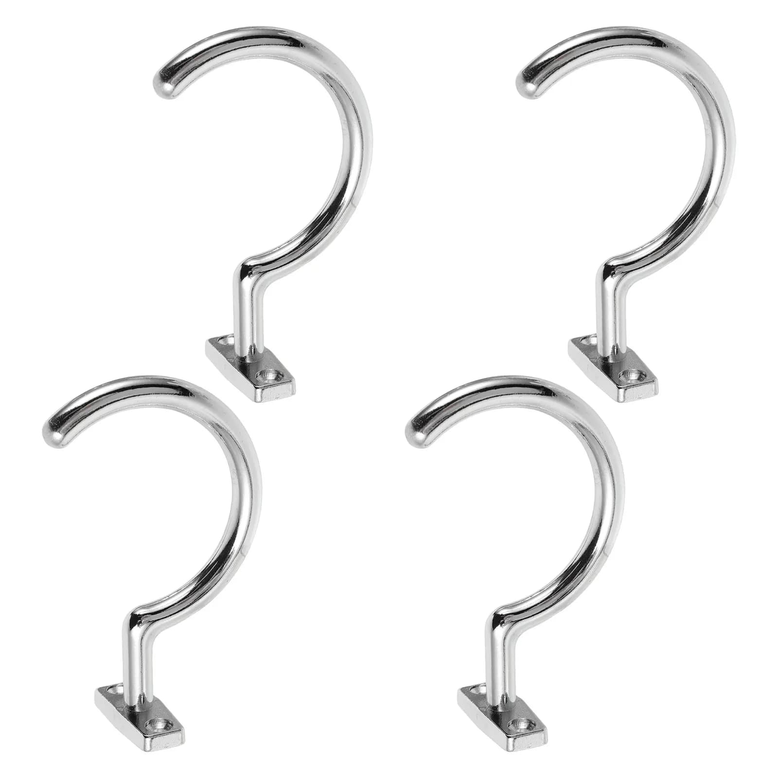 4Pcs Metal Pool Cue Hooks 9x5.5x3.2cm Sturdy Billiards Table Hook for Snooker Cue Storage Rack Wall Mount Organized Game Room