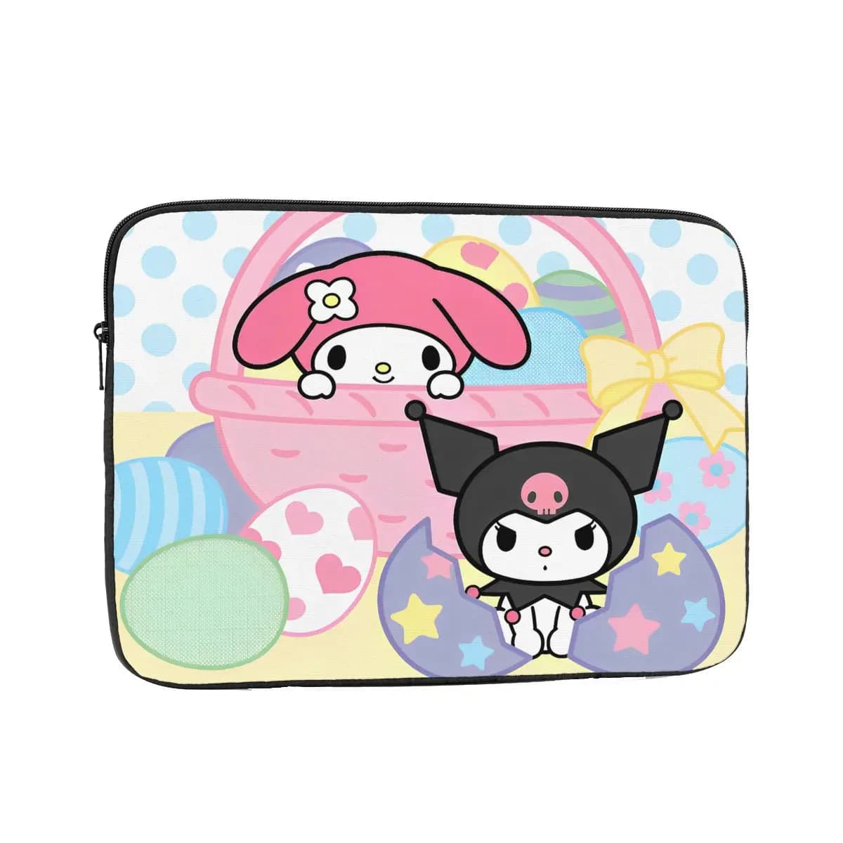 Custodia Protettiva per Laptop e Notebook, Simpatica Cover per Computer My Melody Kuromi, Borsa Antiurto da 12, 13, 15, 17 Pollici