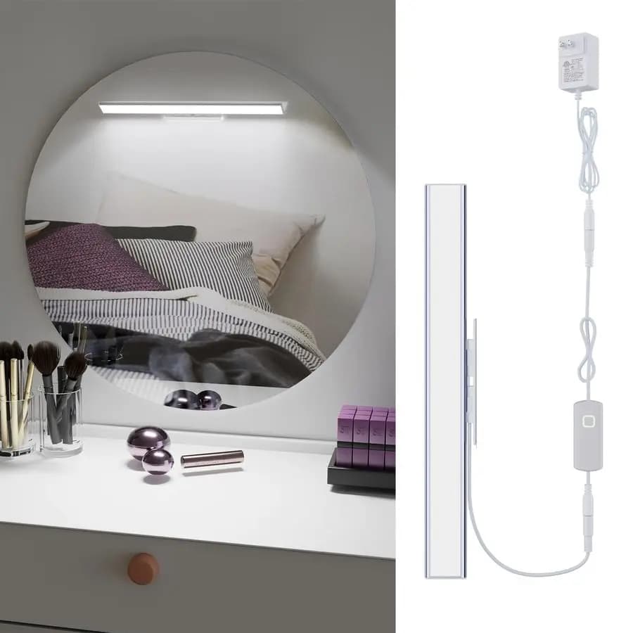 Barra luminosa a LED dimmerabile per specchio, lampada da bagno con temperatura colore regolabile 2600K-6800K, 0135 An
