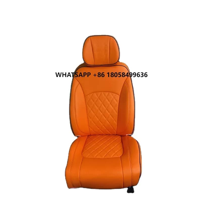 Customized Full Set Leather Car Seat Protector Waterproof Cover Car Special Model For Car Seats Modified Car Seats Back Front Sports Style