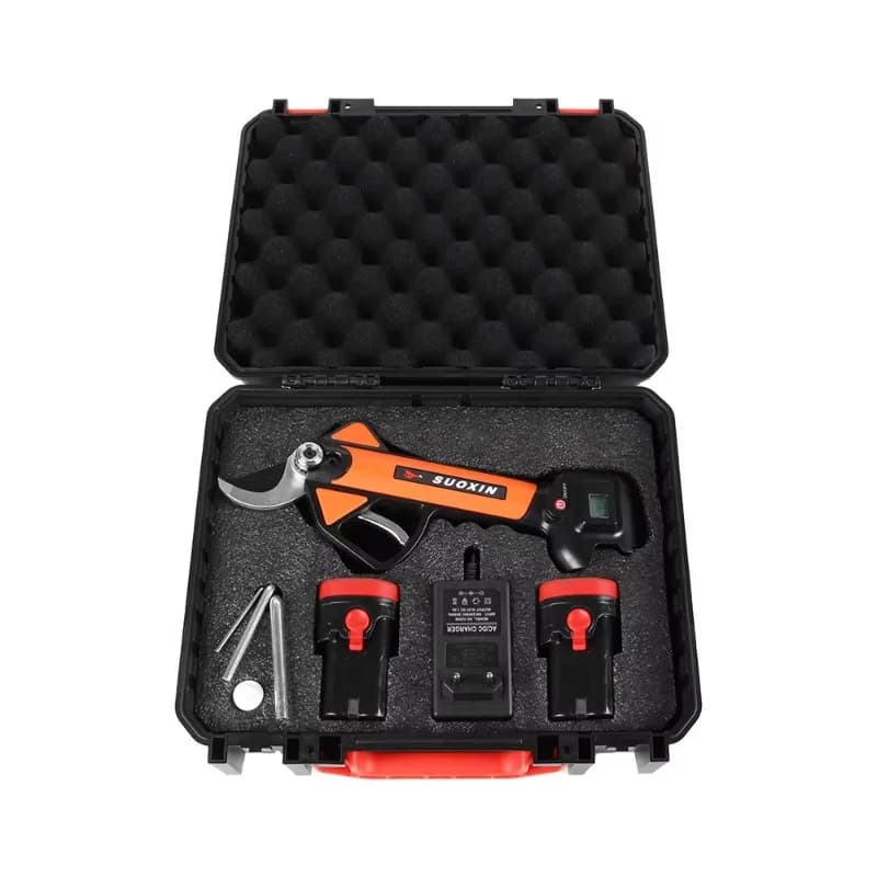 16.8 V 30 mm brushless motor shears with 2600 mAh * 2 rechargeable batteries for garden shaft shears