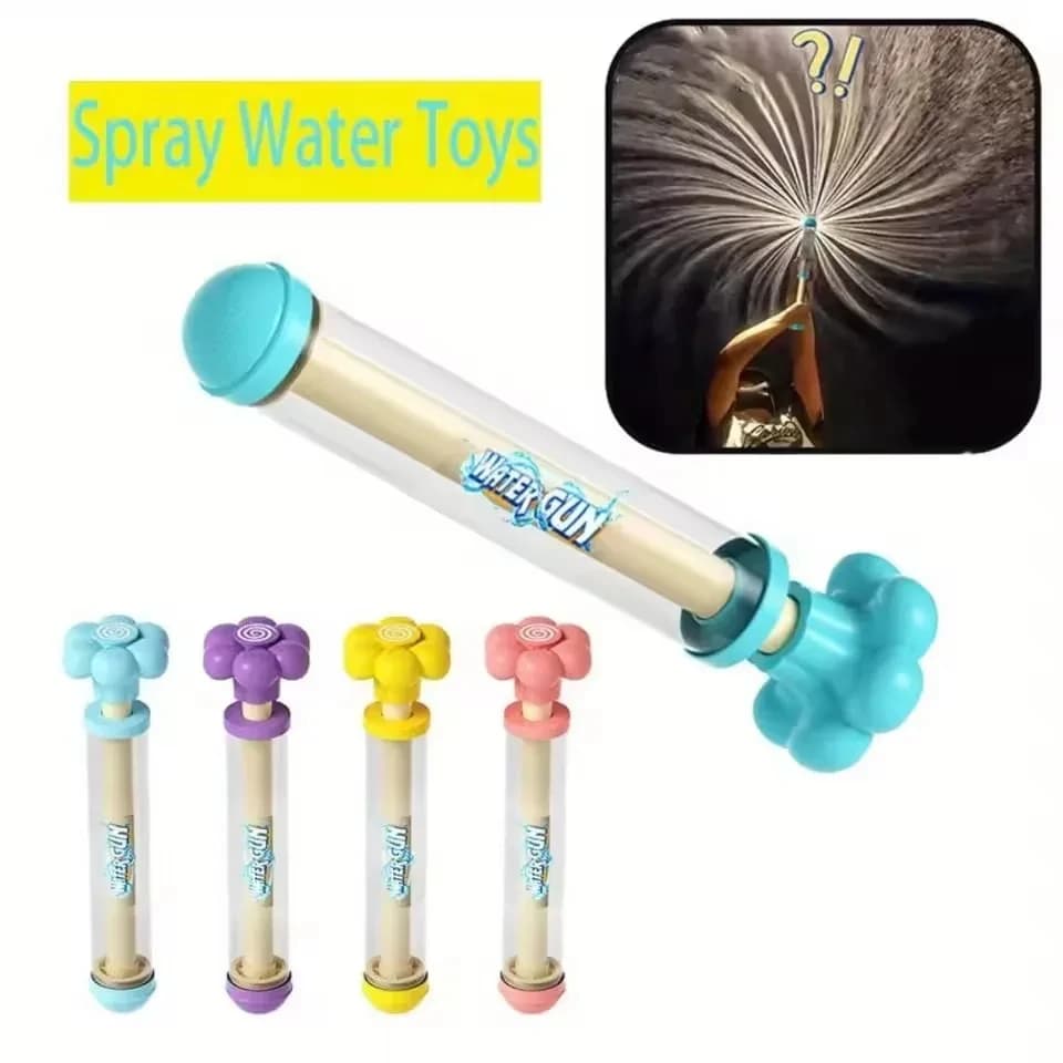1 PCS Pusher Type Fun Fireworks Water Jet Spray or Single Hole Water Gun Water Splashing Festival Prop Outdoor Leisure Play Game