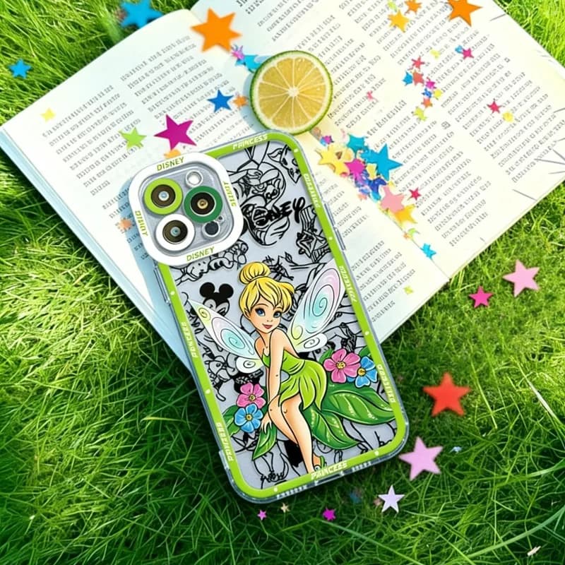 Transparent Case Disney Anna Merida Tinker Bell Ariel for Samsung Galaxy S26 Ultra S25 Edge S24 S21 S23 S22 FE Plus A57 A37 A07 A17 5G