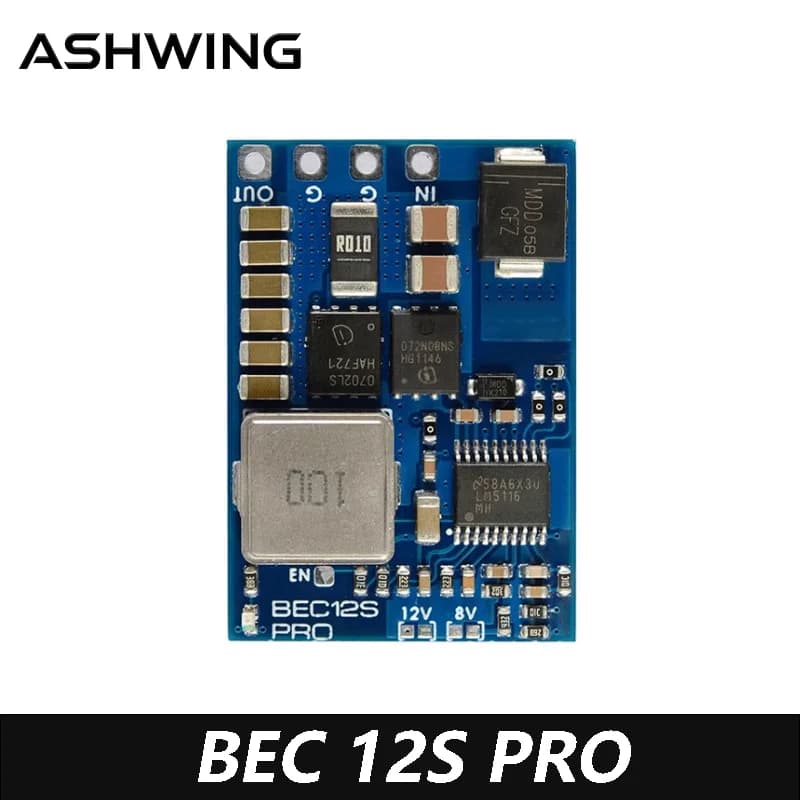 BEC12S PRO 9-55V To 5V 8V 12V 5A Voltage Regulator With Overcurrent Protection Power Supply Module For FPV Drones