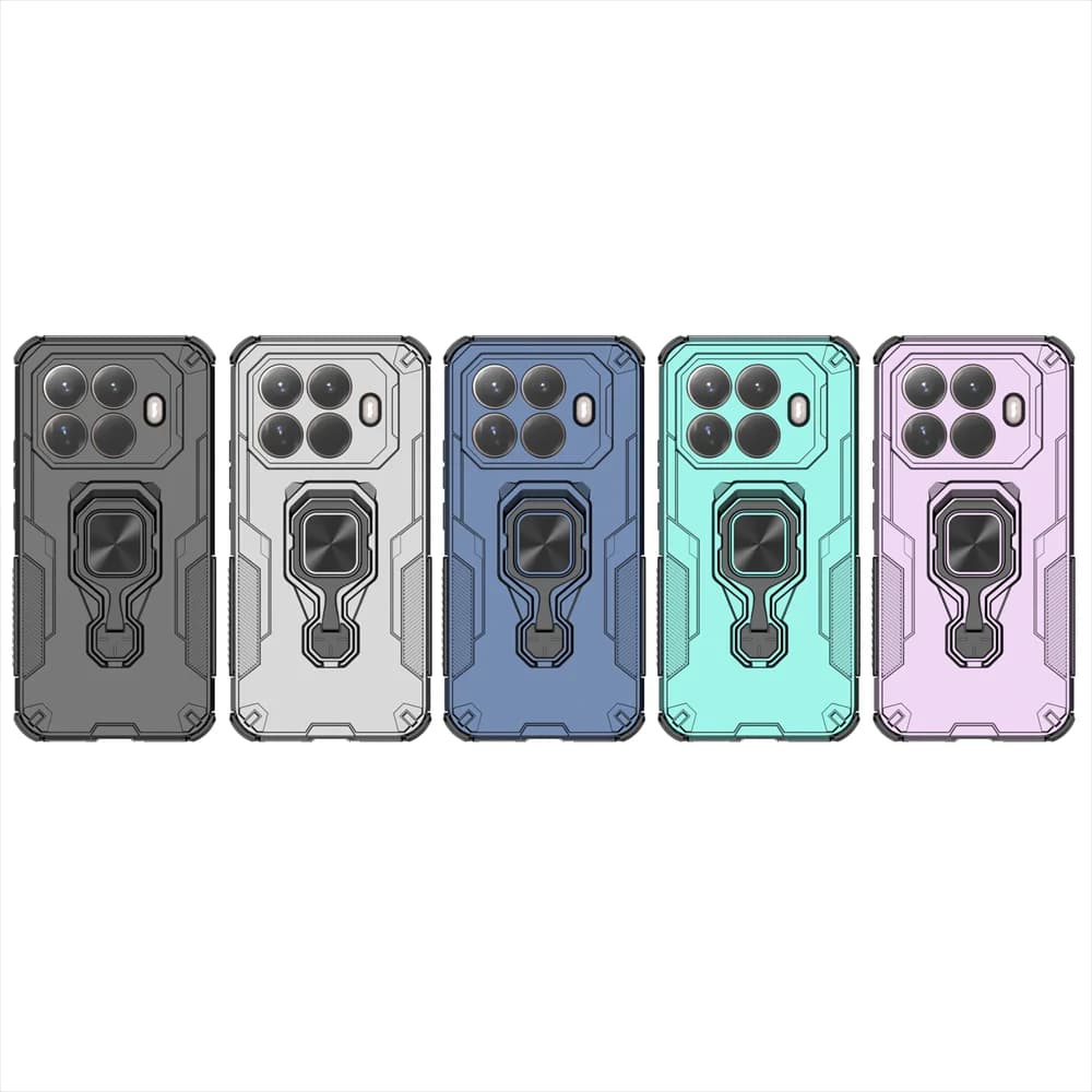 Custodia protettiva di lusso antiurto con anello e supporto per Xiaomi Mi 15T 5G / Mi 15T Pro / Mi15T