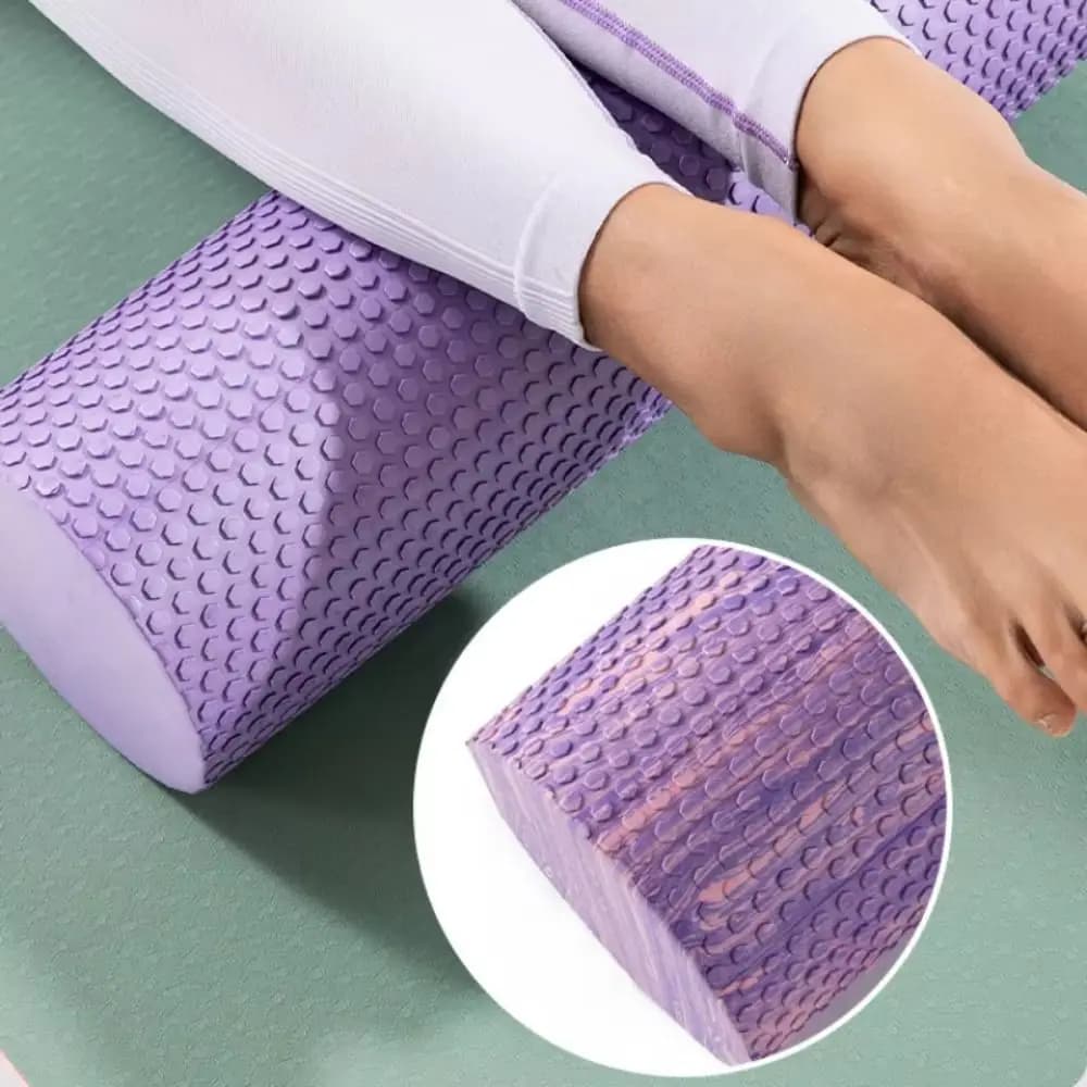 New 30/45 cm solid black pilates foam roller fitness equipment portable massage roller for women/men