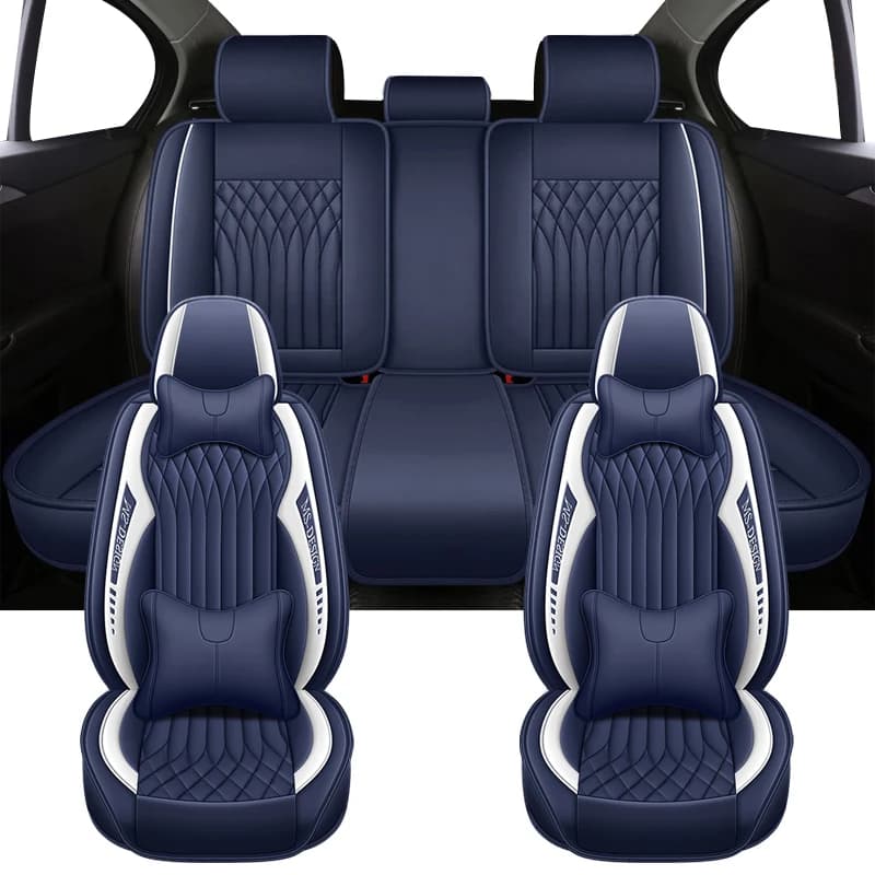 Universal PU Leather Anti-slip Car Seat Covers for Honda Fit City Jazz Civic Vezel Accord 7 8 CRV Bearing Car Gift Accessories