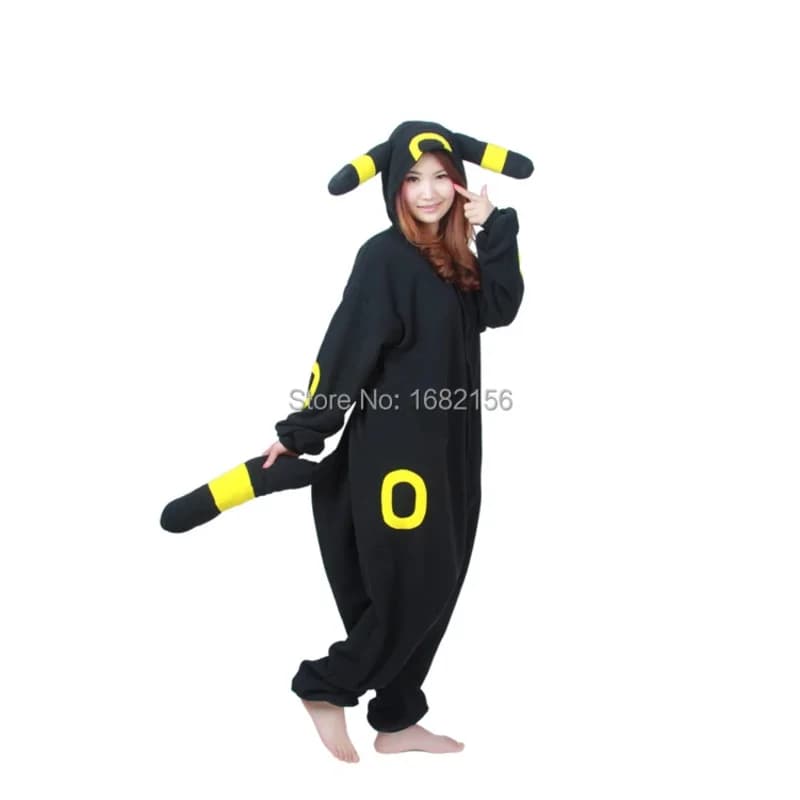 Candy 2025Kigurumi Cosplay Costume Adult Souls Black Umbreon Unisex Cartoon Procione Pigiama Women's Day