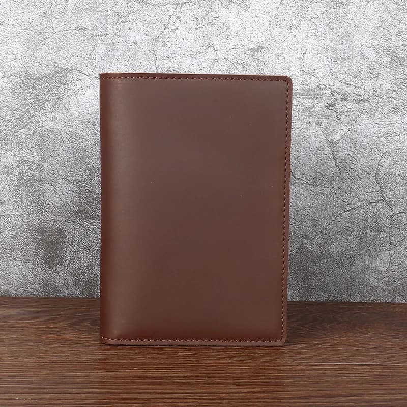YH3245 Men's Genuine Leather Passport Clip Vertical Style European and American Retro Fashion Casual ID Card Cow Pickup Bag
