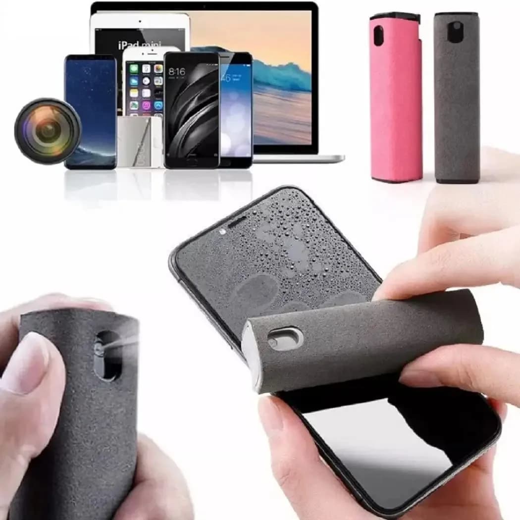 Microfiber Screen Cleaning Spray Bottle Set, Cell Phone, Ipad, Computer, Microfiber Cloth, Glass Cleaning Sage for Iphone