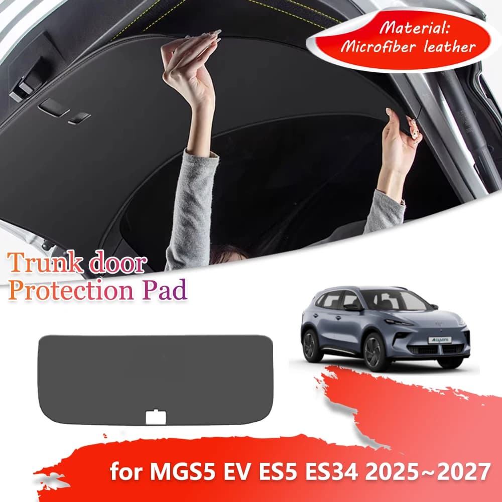 Trunk Tailgate Protection Mat for MGS5 EV ES5 ES34 2025~2027 2026 Car Door inside Anti-dirty Cover Pad waterproof Accessories