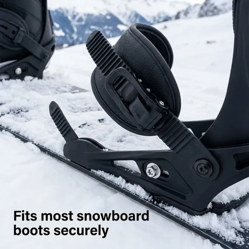 1Set Snowboard Binding 200/205/225/265mm Ratchet Buckles Straps For Snowboard Strap-Binding System Fixator Replacement Accessori