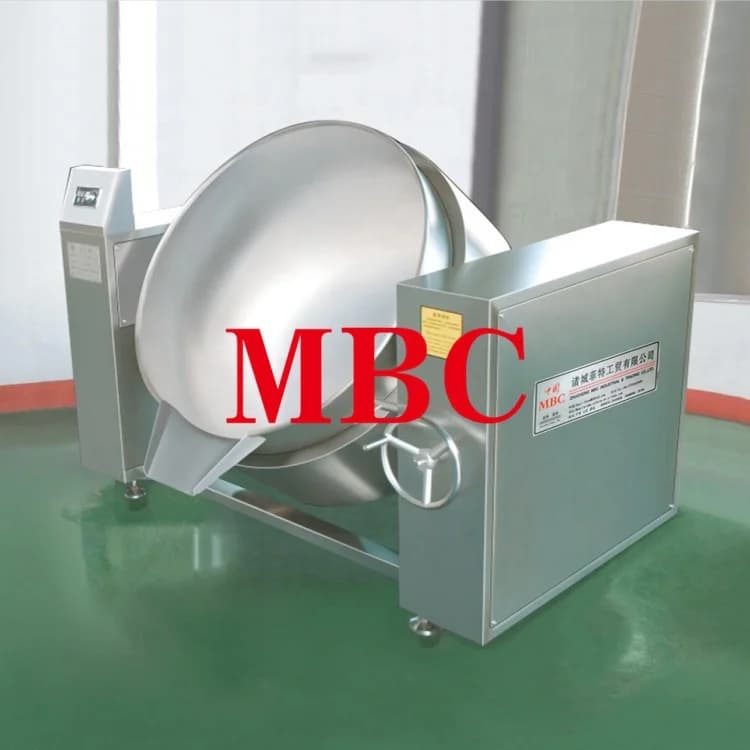 Bollitori industriali per cucinare e mescolare con rivestimento/bollitore elettrico con agitatore, miscelatore, pentola, caldaia