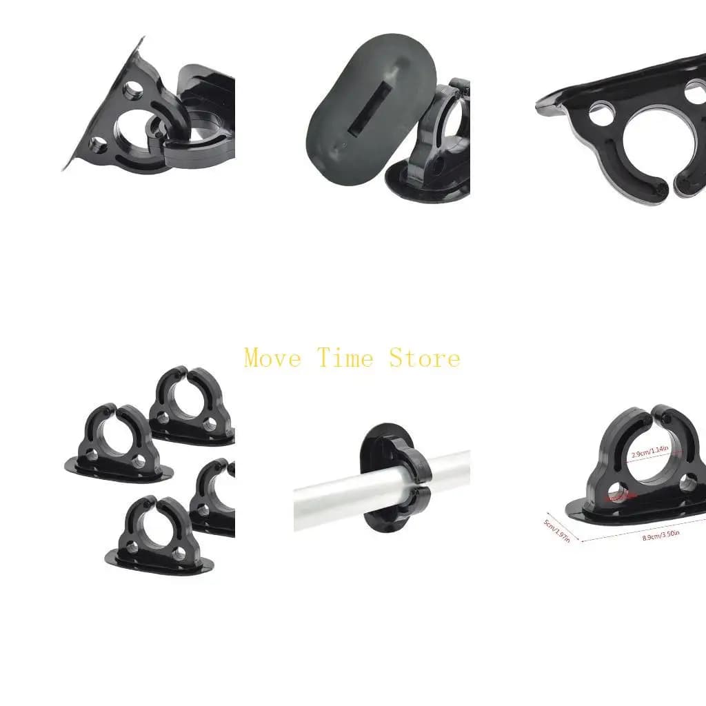 92ME 4 Pezzi Clip per Supporto per Pagaia per Kayak Clip per Supporto per Remo in Plastica Clip per Pagaia per Kayak Universale