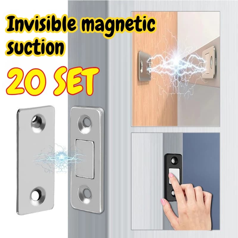 Chiusura magnetica per cassetto adesivo con chiusura magnetica per armadio ultra sottile per chiusura porta dell'armadio da cucina Chiusura magnetica per porta