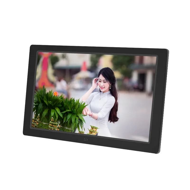 12.1 Inch Digital Photo Frame Allwinner Chip SD Card Support Electronic Picture Display Advertising Player U12 Model Home