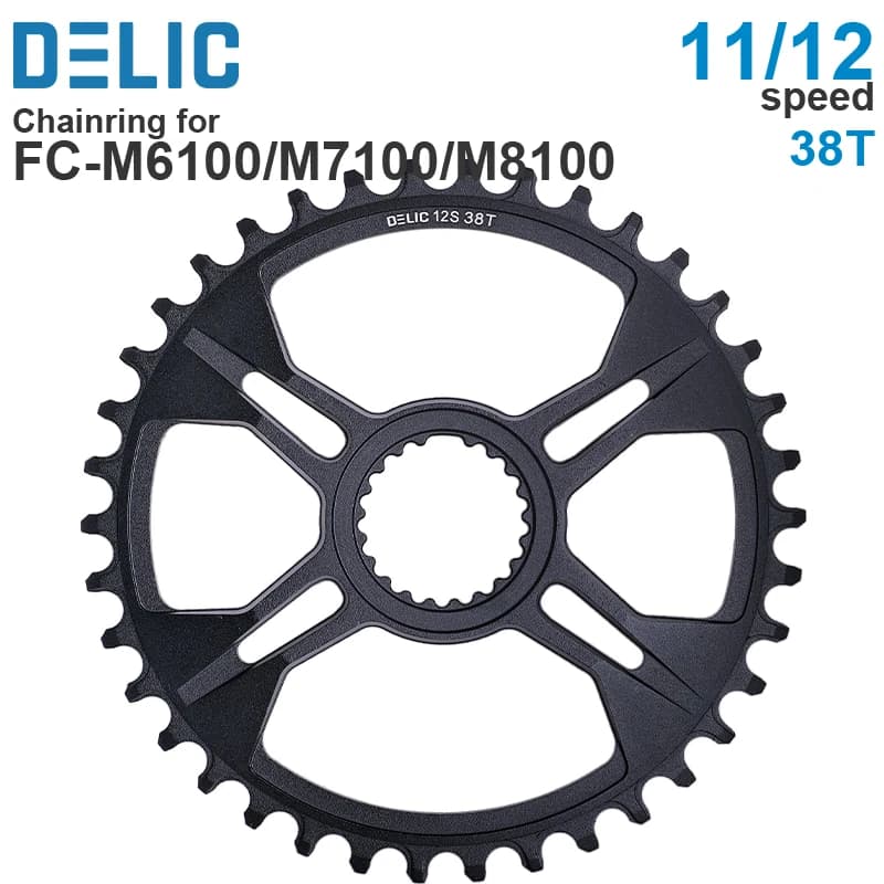 Corona DELIC 30T 32T 34T 36T 38T per SHIMANO DEORE FC-M6100 SLX FC-M7100 XT FC-M8100 Ben adattato