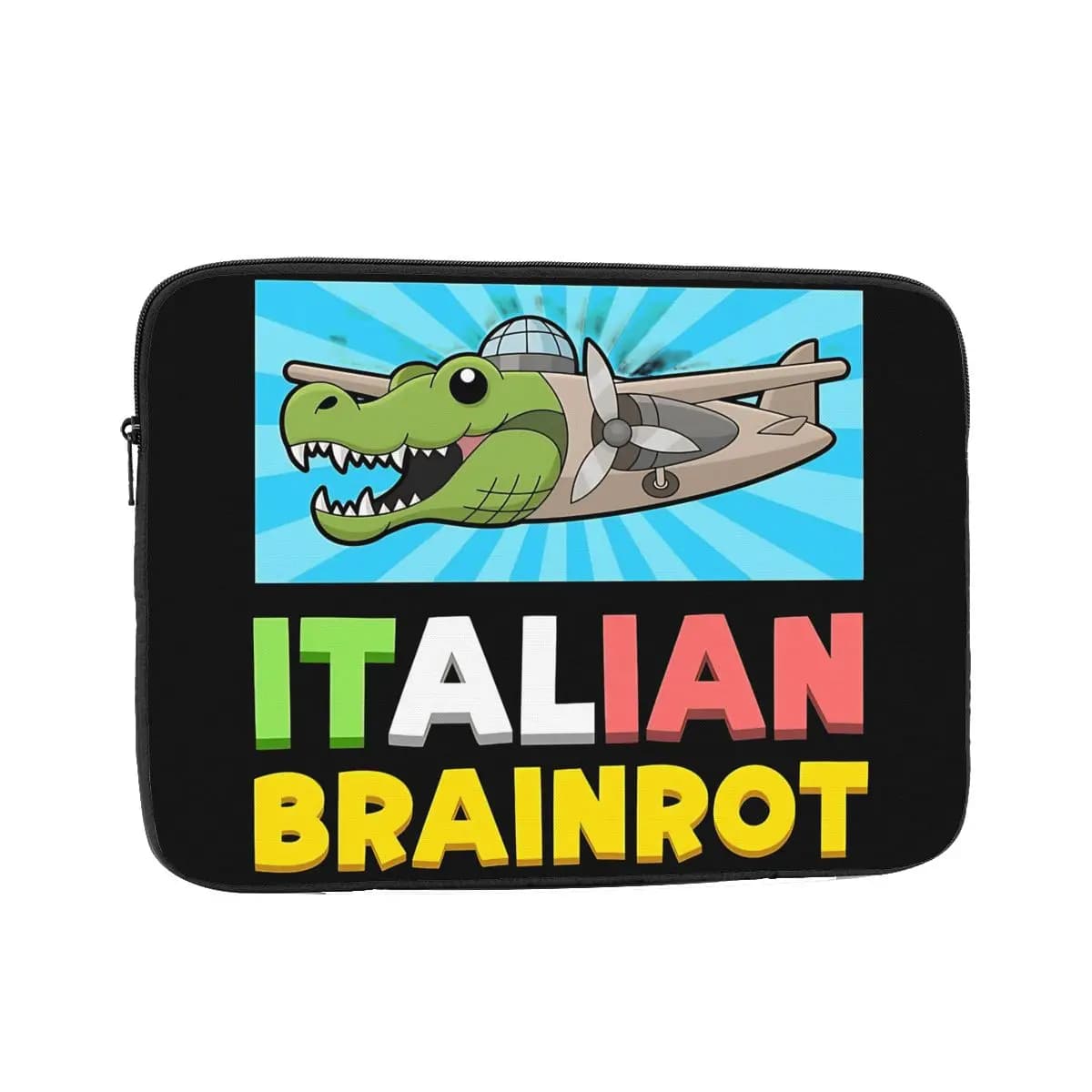Custodia per laptop Italiana Brainrot Bombardiro Crocodilo per MacBook Notebook Liner Sleeve Tablet Custodia antiurto