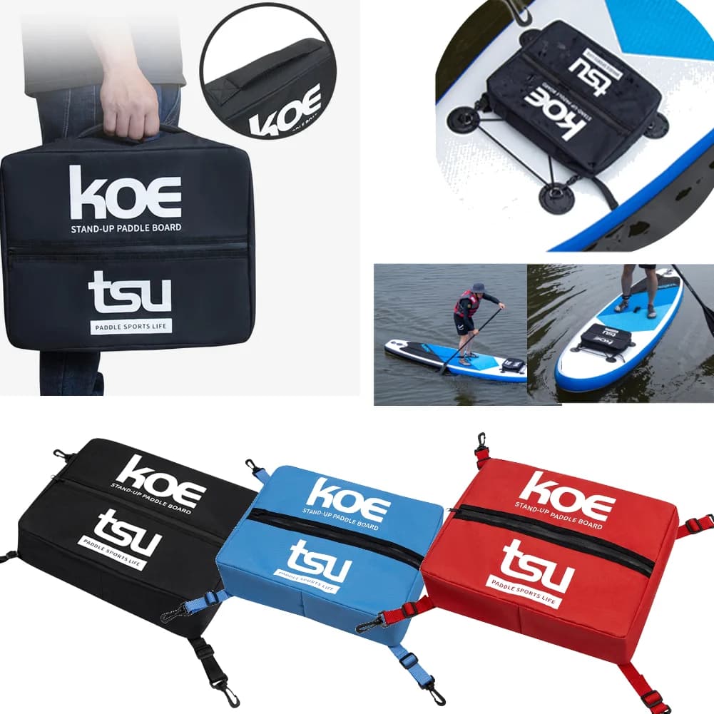 Borsa termica portatile con cerniera sigillata Stand Up Paddle Board Storage Bag leggera con fibbia di fissaggio accessori per Kayak