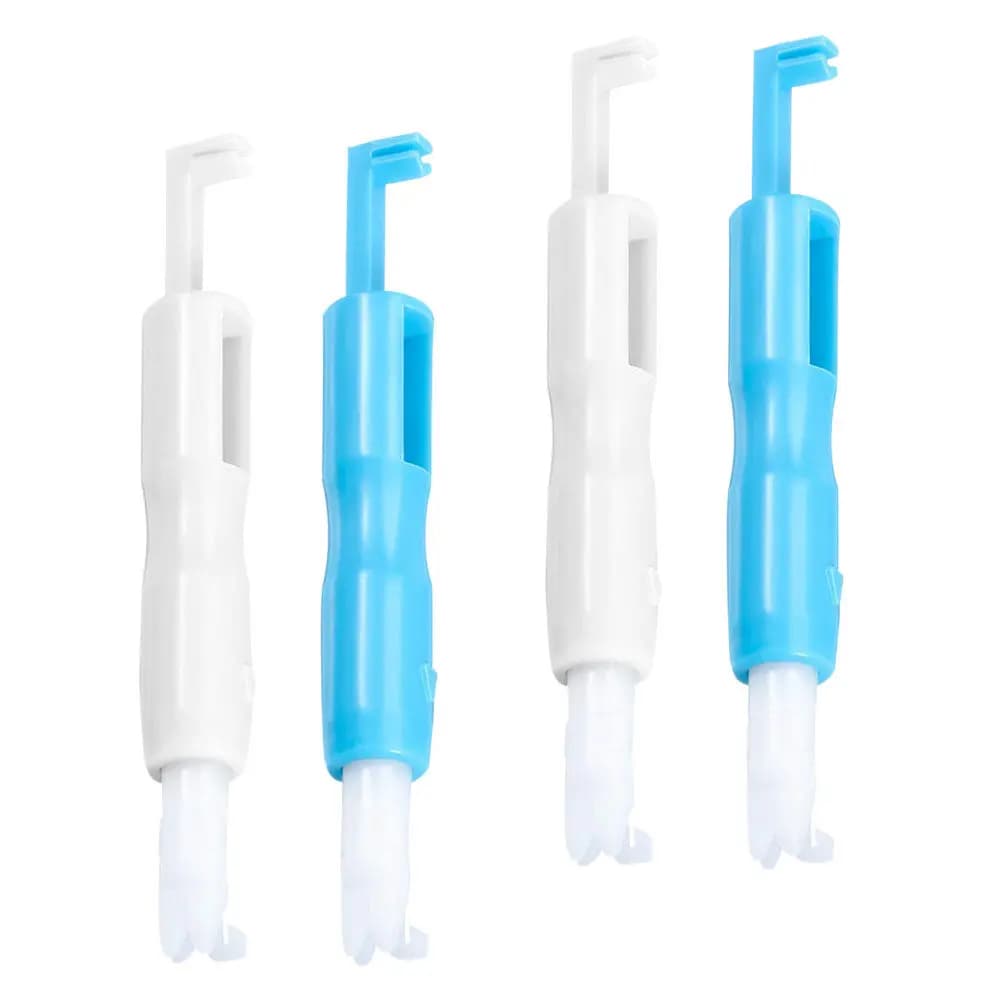 Set di 4 Infilacuci Automatici Portatili in Plastica per Macchine da Cucire Domestiche e Creazione di Gioielli