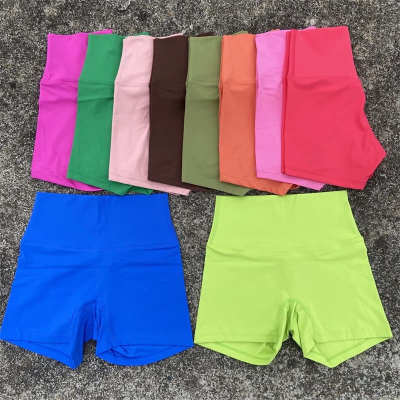 Yoga shorts Gym sports shorts Women's high waist training Plus size Fitness short leggings Racing Cycling sportswear Soft and tight