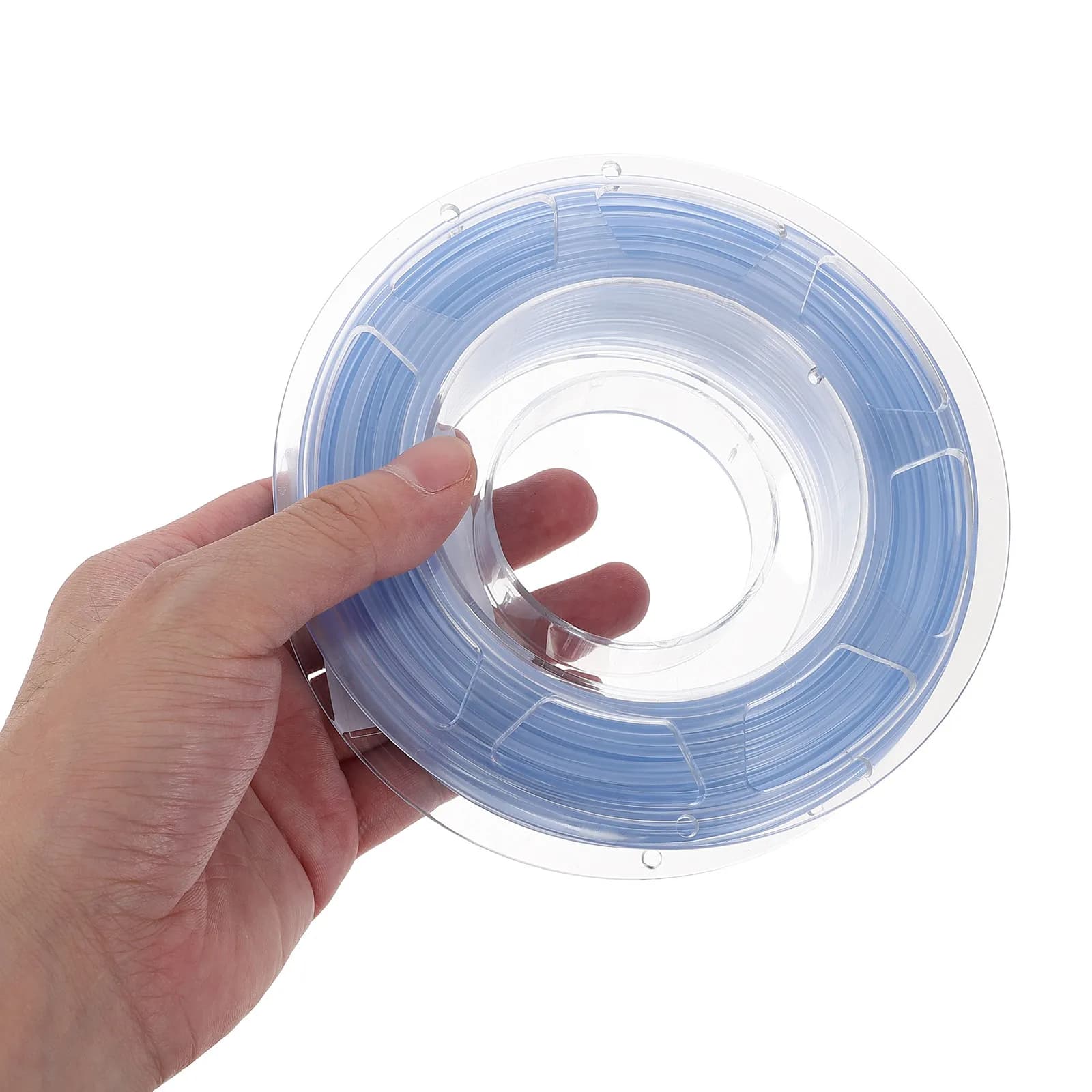 6 Rolls Pla Filament Bundle Transparent Pastel Multicolor Clear 3D Printing Supplies for Crafts DIY Projects Printing