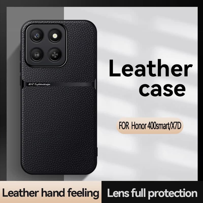 For Honor 400 Smart 5G X7D Case Magnetic PU Leather TPU Frame Ultra-thin Camera Protection Shockproof Phone Cover Coque Fundas