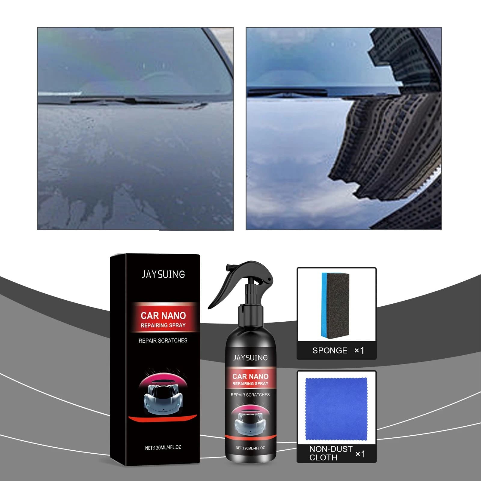 Rivestimento Ceramico per Auto, Cera Anti-Graffio, Spray Protettivo per Vernice, Agente Lucidante per Auto
