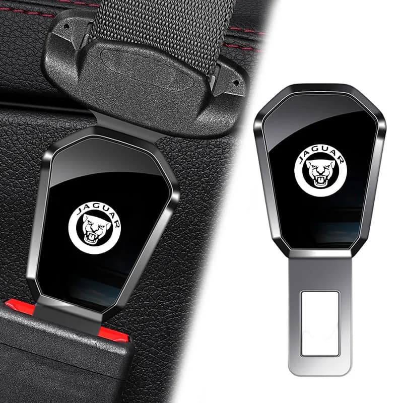 Car Seat Belt Extender Buckle Metal Safety Seatbelt Extension Clip for Jaguar X S F XF XE XJ XEL XFL XJL XJ6 XJS XKR XFR F-Type