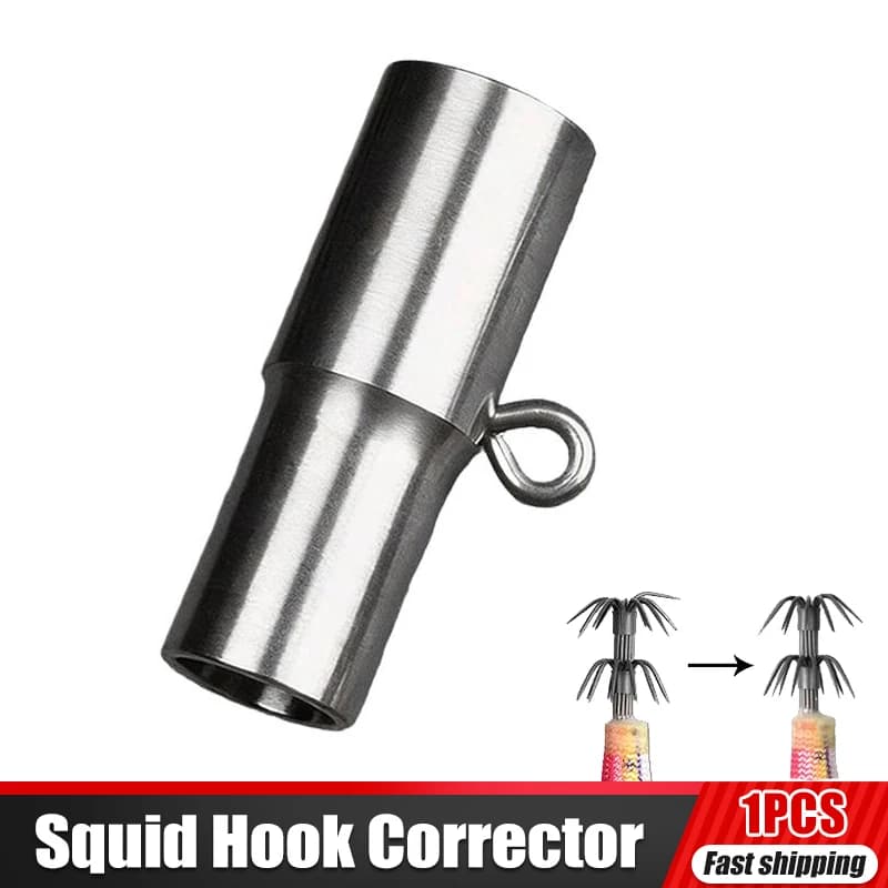 Stainless Steel Squid Hook Corrector Octopus Hook Recovery Tool For Carp Fishing Hook Needle Fishing Equipment Tackle