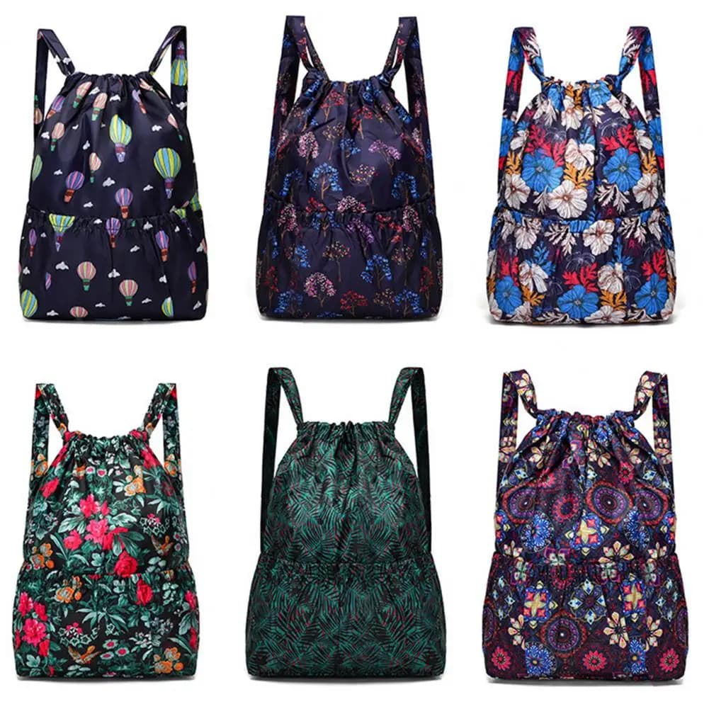 Comodo zaino da viaggio Cinghie regolabili Zaino da donna leggero Zaino con cuciture rigide in tessuto morbido