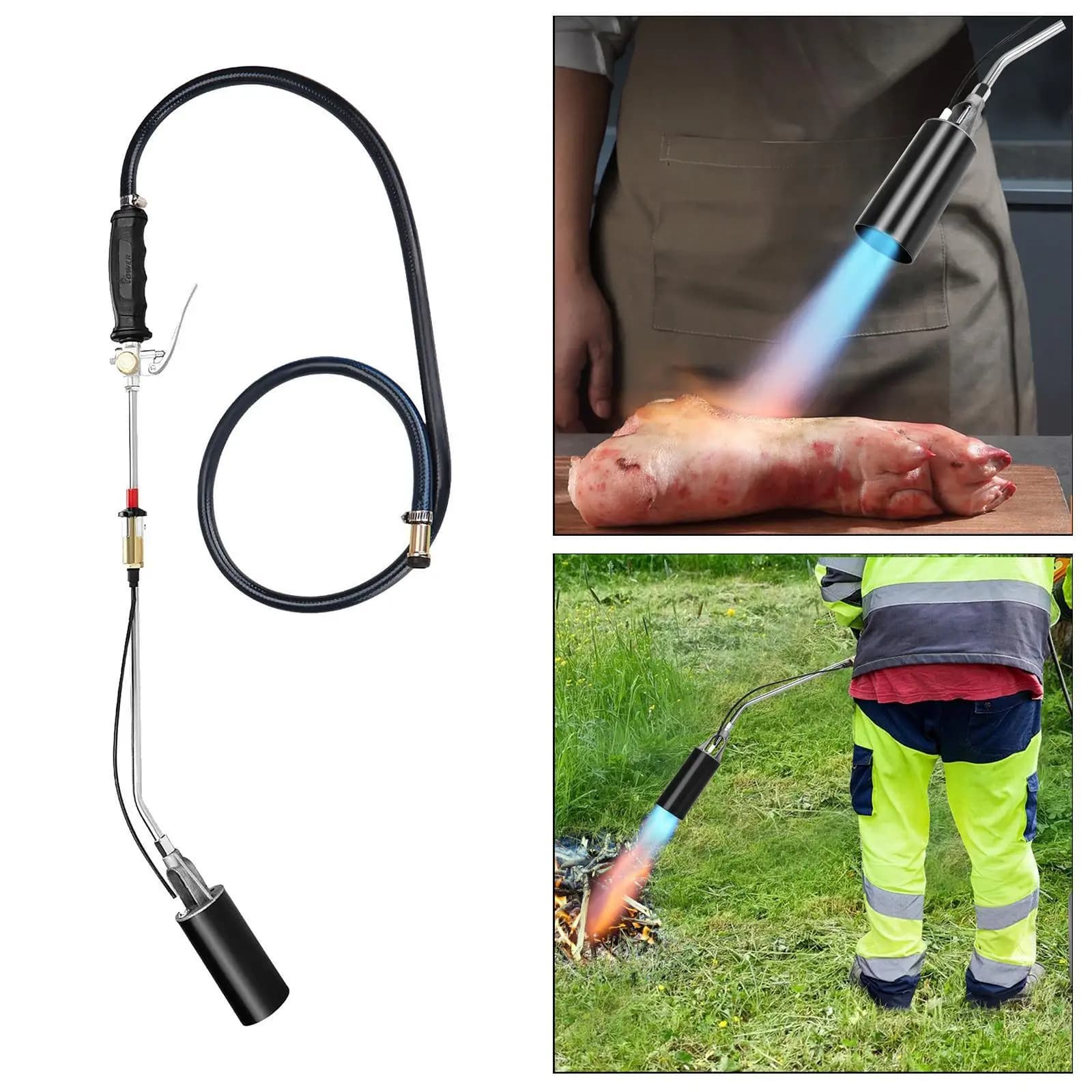 Torcia a Gas liquefatto pistola portatile per diserbo a propano torcia per bruciare i capelli di maiale scongelamento riscaldamento Blowtorch Weeds bruciatore saldatura Heati