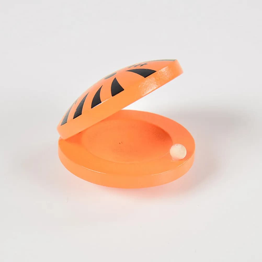 1 Paio di Strumenti a Percussione in Legno a Forma di Animali Cartoon per Bambini, Set di Strumenti Musicali per Educazione Precoce Prescolare