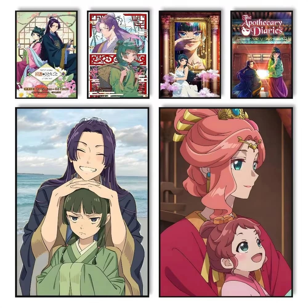 Diamond Art Painting Kit The Apothecary Diaries Anime Poster Design Style for Living Room Bedroom Bar Wall Decor