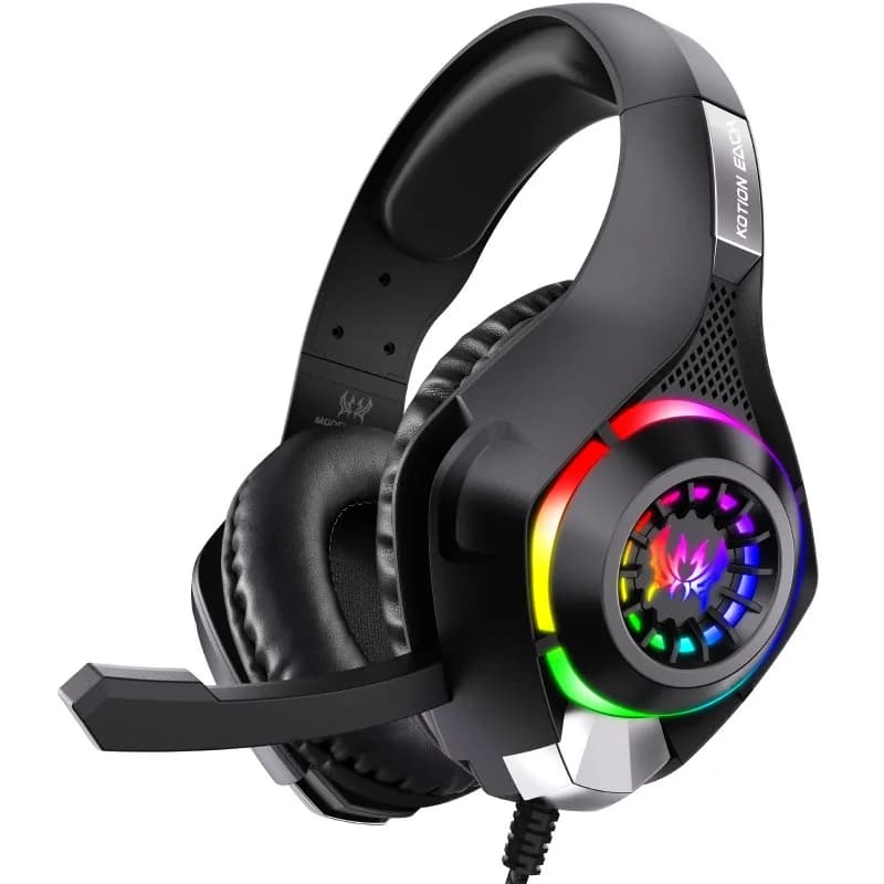 Professional GS410 On-Ear and over-ear gaming headphones with microphone