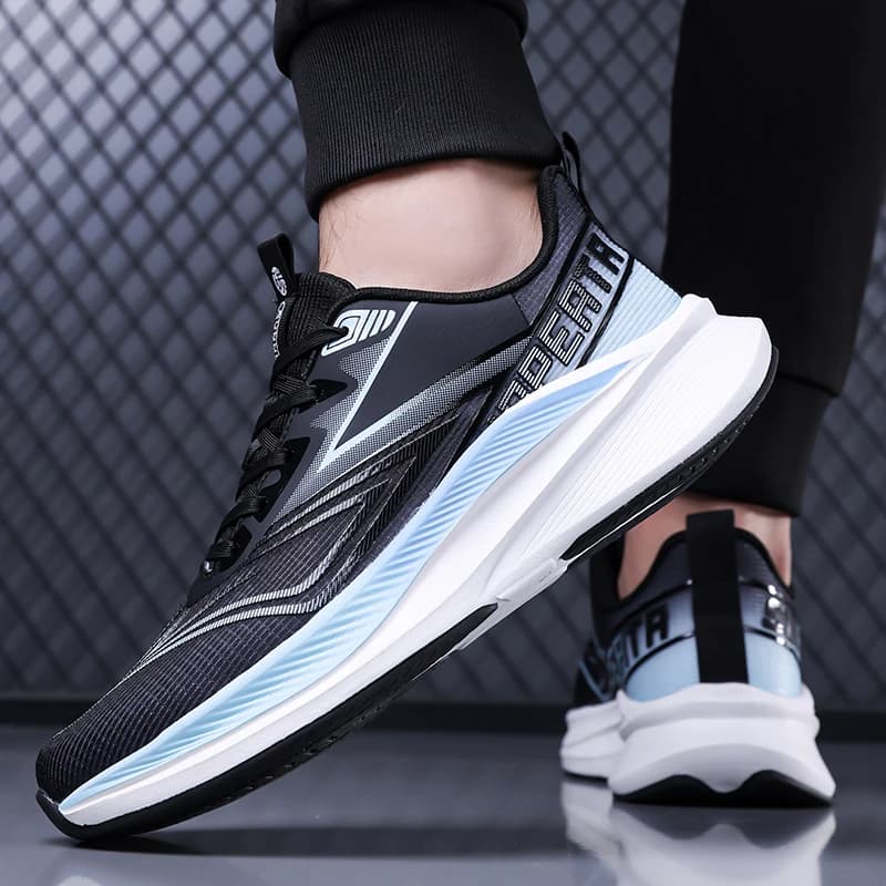 Scarpe da Corsa Traspiranti in Mesh per Uomo, Sneakers Leggere per Jogging Quotidiano e Uso Casual
