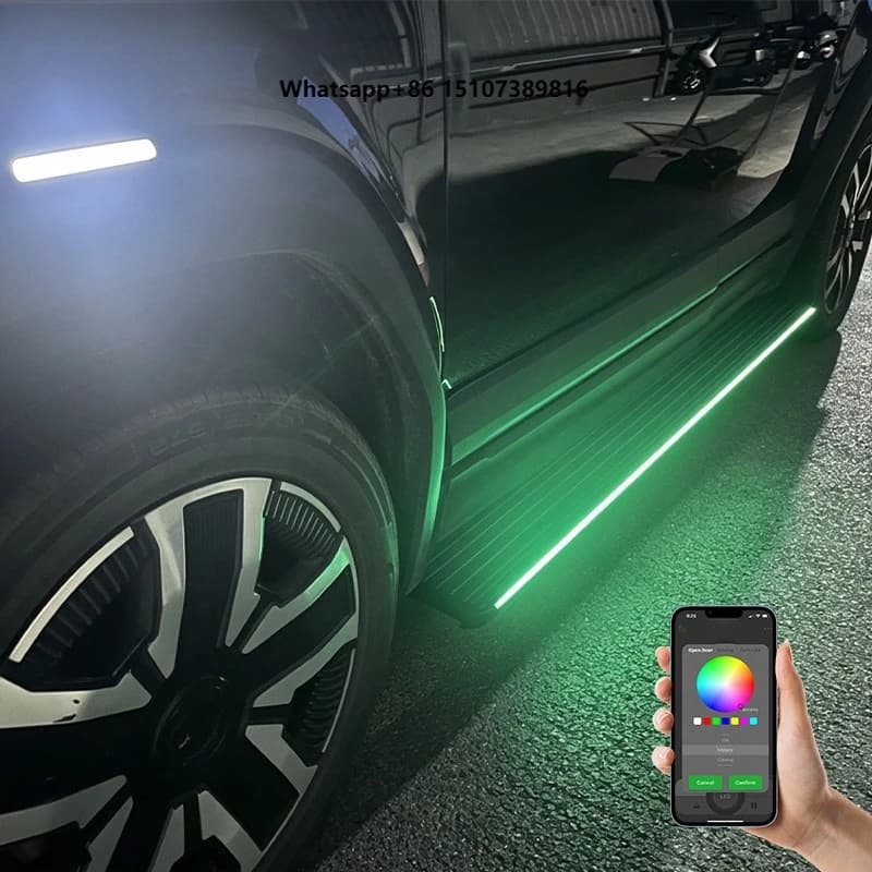 LED Side Step 4x4 Aluminum Alloy Iron Accessories China Car SUV Auto Running Boards for Icar 03 2023 2025