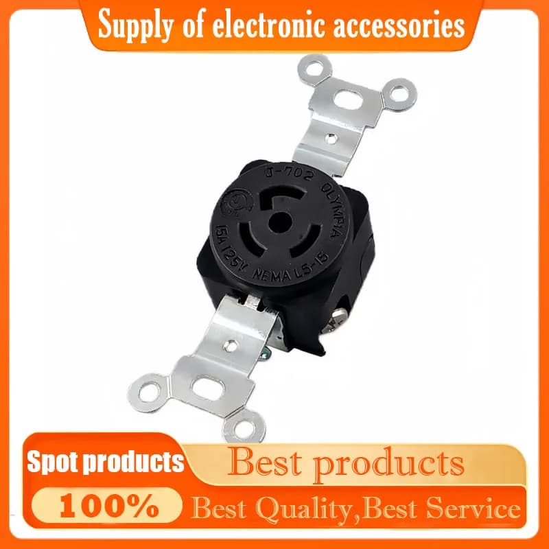 J-702 NEMA L5-15R 15A 125V Presa UL nascosta standard americana generatore di dispositivi medici presa femmina