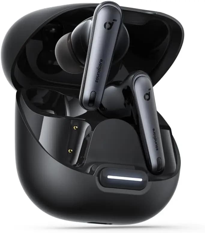 98.5% Noise Reduction Earbuds, Adaptive ANC, Hi-Res Sound, 50H Battery, Wireless Charging, Bluetooth 5.3