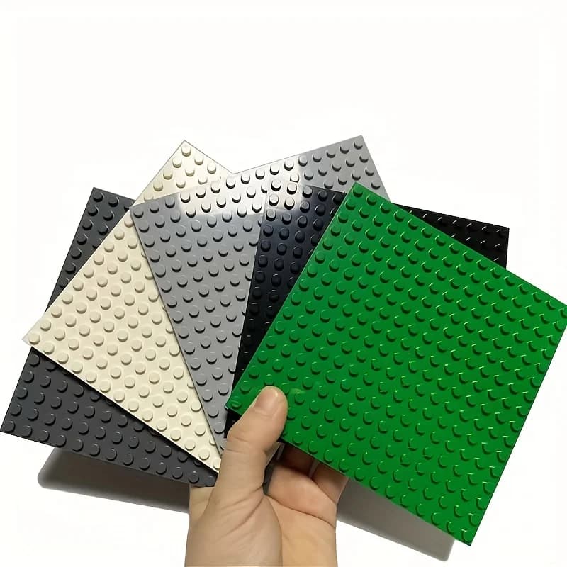 2PCS 16X16 Punti Piccole Particelle Compatibile FAI DA TE Building Blocks Piastre Base Mattoni Assemblaggio Educativo Piastre di Base Giocattoli per I Bambini