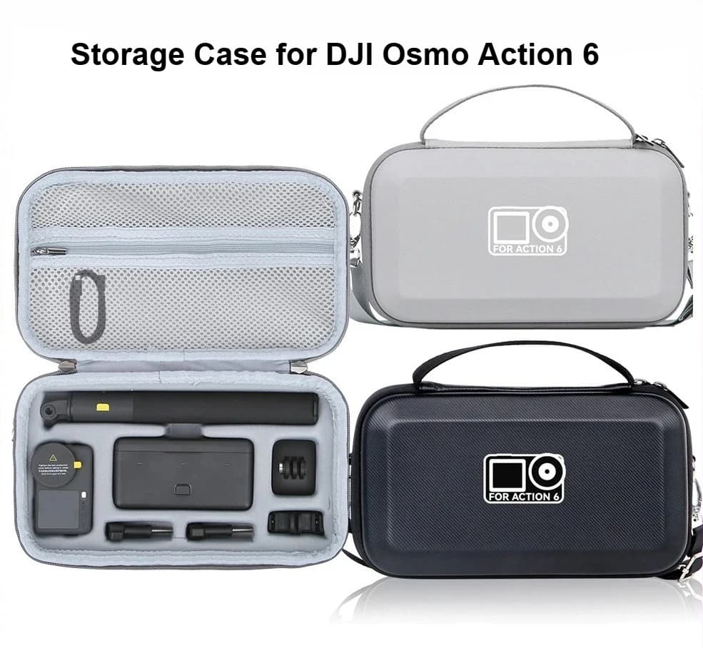 Borsa per DJI Osmo Action 6, custodia protettiva a tracolla per fotocamera, borsa da viaggio portatile per accessori DJI Action 6