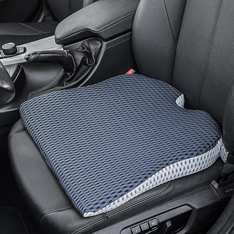 Cuscino per seggiolino auto a cuneo per la guida con visione rialzata - Cuscino per seggiolino auto in memory foam morbida e densa per conducente/passeggero del seggiolino auto