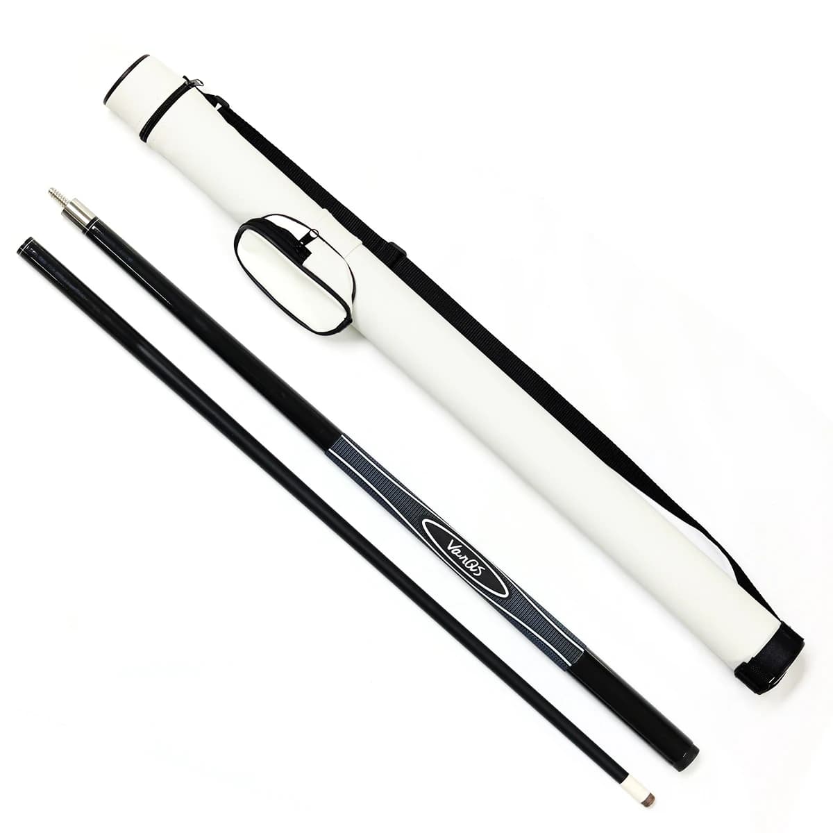 Stecca da biliardo in carbonio da 1/2 pezzo con kit set di custodie