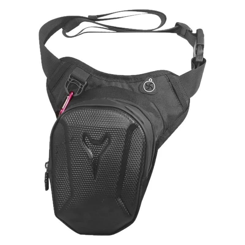 HOMEFISH 1PC Black Motorcycle Leg Bag Waterproof Motorcyclist Bag Bicycle Bike Bag Shoulder Bag Motorcycle Equipment