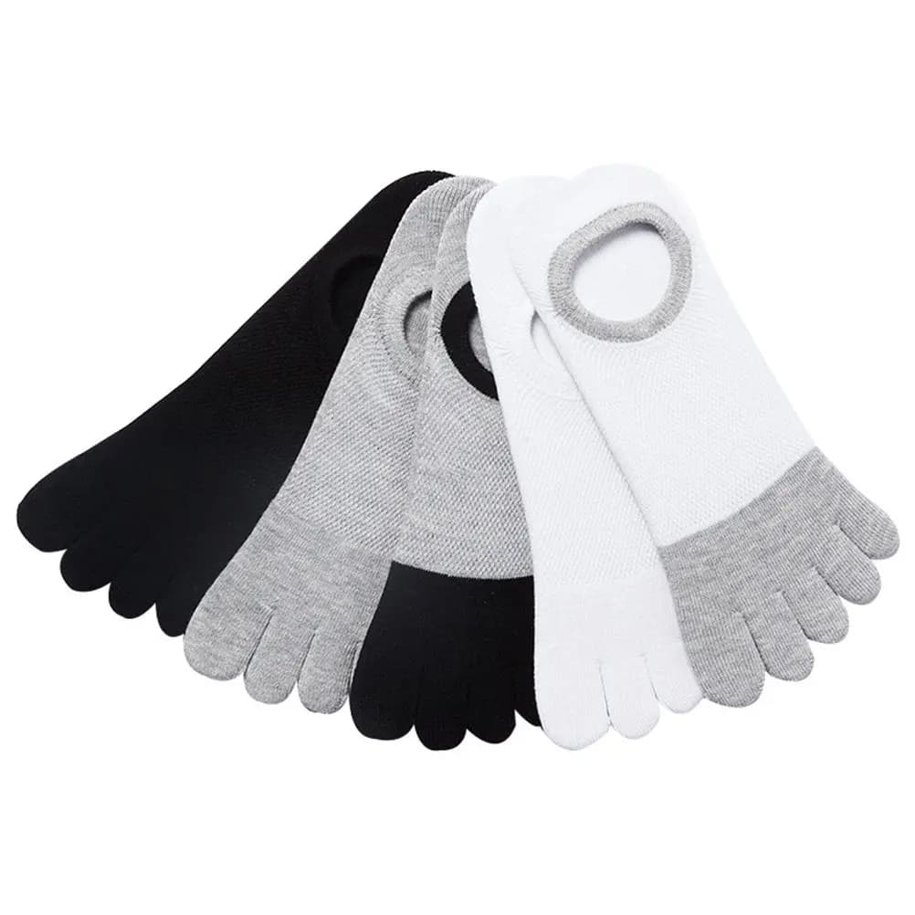 5pcs 5 Pairs Summer Anti-Odor No Show For Men Breathable Low Cut Cotton Socks Comfortable Boat Shoes Sneakers Loafer Male Socks