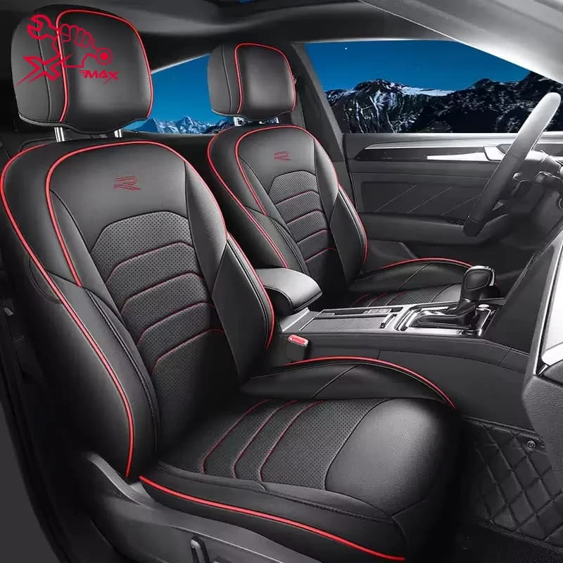 For VW CC 2019-2024 Car Seat Cover with Left Guide Custom Seat Covers Seat cushions completely surrounded for all seasons Interior accessory